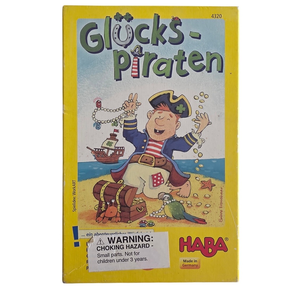 HABA Lucky Pirates Gluckspiraten Childrens Board Game Made in Germany Complete